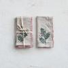 imageCreative CoOp Holly Embroidered Napkins Cotton and Linen Blend Multicolor Set of 4