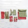 imageCreative CoOp Large Stonewashed Linen Cocktail Napkins Green Set of 4