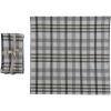 imageCreative CoOp Stonewashed Cotton Napkins White and Green Plaid Set of 4