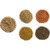 imageCreative CoOp Handmade Wool Felt Ball Coasters Red and Green Set of 4Orange Tones