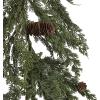 imageCreative CoOp Faux Spruce and Pine Garland with Natural Pinecones Green