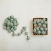 imageCreative CoOp Handmade Wool Felt Ball Garland with Jingle Bells Mint Color
