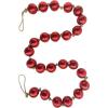 imageCreative CoOp Glass Ball Ornament Garland on Jute String Red