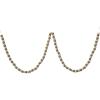 imageCreative CoOp Handmade Wool Felt Ball Garland in Printed Drawstring Bag Brown and Cream Color