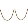 imageCreative CoOp Handmade Wool Felt Ball Garland in Printed Drawstring Bag Oatmeal Color