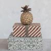 imageCreative CoOp 12 L x 812W x 4 H ampamp 10 L x 812W x 4 H Printed Recycled Paper Gift Boxes Multi Color Set of 2