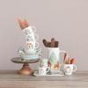 imageCreative CoOp Stoneware Creamer and Sugar Pot Set Multicolor Set of 3