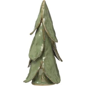 imageCreative CoOp Handmade Stoneware Tree Mint Reactive Glaze FinishMint