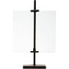 imageCreative CoOp 10 in x 1675 in Black Adjustable Metal Stand and Glass Floating Photo Frame