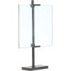 imageCreative CoOp 10 in x 1675 in Black Adjustable Metal Stand and Glass Floating Photo Frame