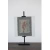 imageCreative CoOp 10 in x 1675 in Black Adjustable Metal Stand and Glass Floating Photo Frame