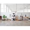 imageCreative CoOp 10 in x 1675 in Black Adjustable Metal Stand and Glass Floating Photo Frame