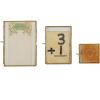 imageCreative CoOp Brass ampamp Glass Photo Frame with Gold Finish ampamp Hinged Opening