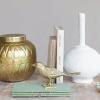 imageCreative CoOp Cast Aluminum Bird Accent Decor Gold