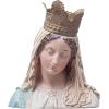 imageCreative CoOp HandPainted Magnesia Vintage Reproduction Virgin Mary Bust with Removable Crown