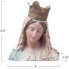 imageCreative CoOp HandPainted Magnesia Vintage Reproduction Virgin Mary Bust with Removable Crown