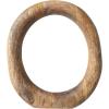 imageCreative CoOp Modern Decorative Carved Wood Standing Circle Natural Dcor