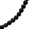 imageCreative CoOp Paulownia Wood Bead Garland with Jute Tassels Distressed Black