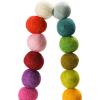 imageCreative CoOp Wool Felt Ball Garland Multi Color