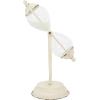 imageDecorative Metal ampamp Glass Thirty Minute HourglassAntique Cream