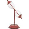 imageDecorative Metal ampamp Glass Thirty Minute HourglassAntique Red