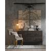 imageDecorative Metal ampamp Glass Thirty Minute HourglassRust