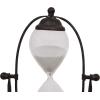 imageDecorative Metal ampamp Glass Thirty Minute HourglassRust