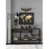 imageDecorative Metal ampamp Glass Thirty Minute HourglassRust