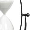 imageDecorative Metal ampamp Glass Thirty Minute HourglassRust