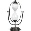 imageDecorative Metal ampamp Glass Thirty Minute HourglassRust