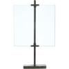 imageCreative CoOp 10 in x 1675 in Black Adjustable Metal Stand and Glass Floating Photo Frame