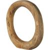 imageCreative CoOp Modern Decorative Carved Wood Standing Circle Natural Dcor