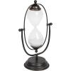 imageDecorative Metal ampamp Glass Thirty Minute HourglassRust