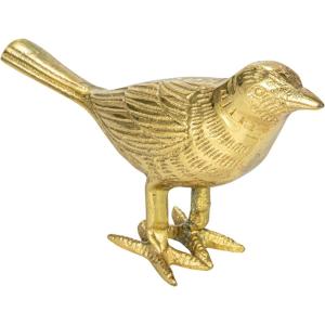 imageCreative CoOp Cast Aluminum Bird Accent Decor Gold