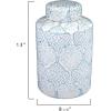 imageBlue ampamp White Decorative Ginger Jar with LidLarge