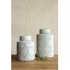 imageBlue ampamp White Decorative Ginger Jar with LidLarge