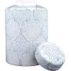 imageBlue ampamp White Decorative Ginger Jar with LidLarge