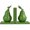 imageCreative CoOp 2Piece Cast Metal Pear Bookends Green