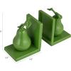 imageCreative CoOp 2Piece Cast Metal Pear Bookends Green