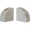 imageCreative CoOp 2Piece Marble VasesBookends White