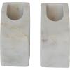 imageCreative CoOp 2Piece Marble VasesBookends White