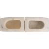 imageCreative CoOp 2Piece Marble VasesBookends White