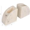 imageCreative CoOp 2Piece Marble VasesBookends White