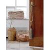 imageCreative CoOp Bankuan Braided Oval Toilet Paper Basket with Wood BarNatural