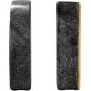 imageCreative CoOp Boho Arched Semicircle Marble Brass Detail Set of 2 Black Bookend