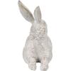 imageCreative CoOp Decorative Resting Rabbit with Birds Figurine Distressed WhiteWhite