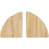 imageCreative CoOp Decorative Sandstone Bookends with Ribbed Edge Natural Set of 2