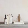 imageCreative CoOp Decorative Travertine Wave Bookends Natural Set of 2