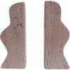imageCreative CoOp Decorative Travertine Wave Bookends Natural Set of 2