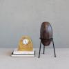 imageCreative CoOp Metal Mantel Clock for Display Antique Gold